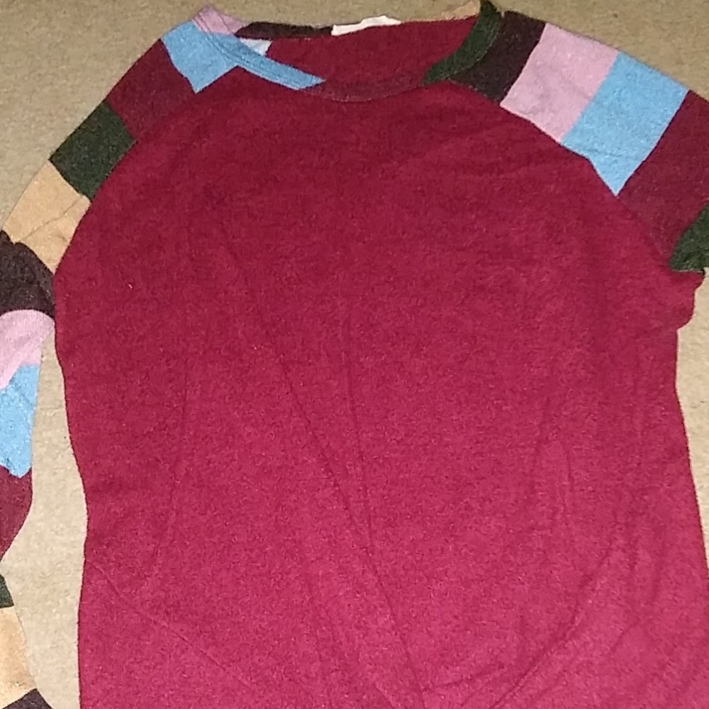 Fleece like long sleeve shirt
